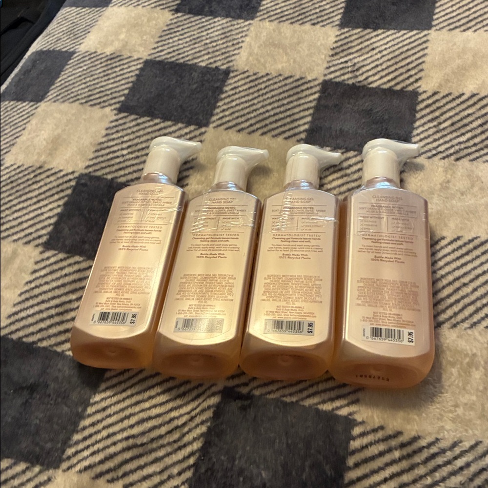Bath & Body Works Cashmere Musk Cleansing Gel Hand Soap - Soft Orange -Vanilla 4 - Picture 4 of 4